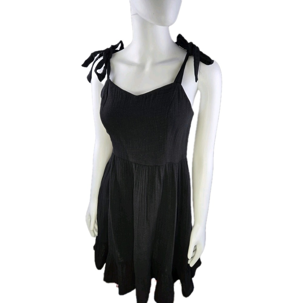 Old Navy Fit Flare Tie Shoulder Mini Cami Dress Small S Summer Casual